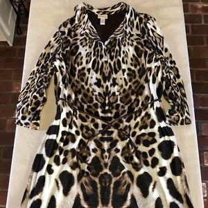 Animal print dress